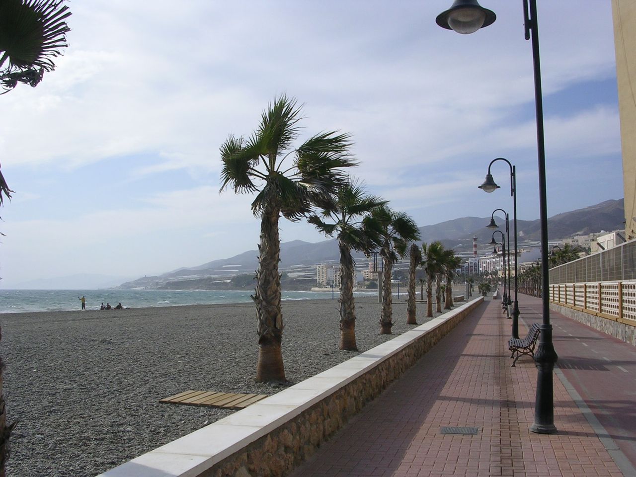 Playa de Poniente en Adra, Almería