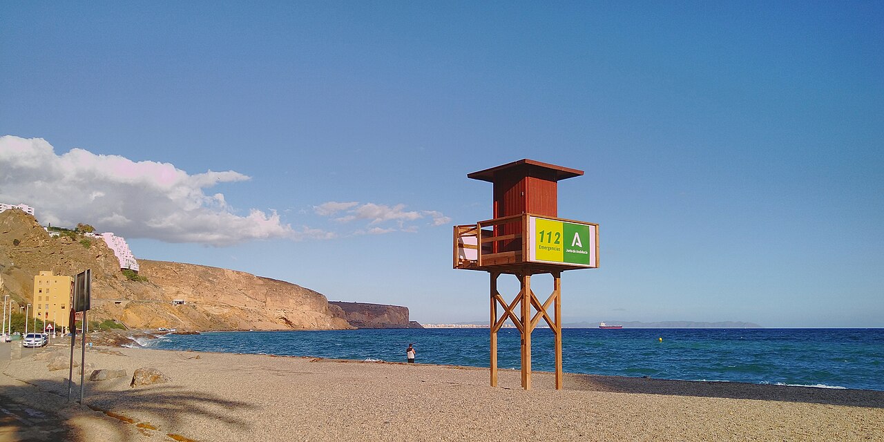 Playa del Palmer en Enix, Almería